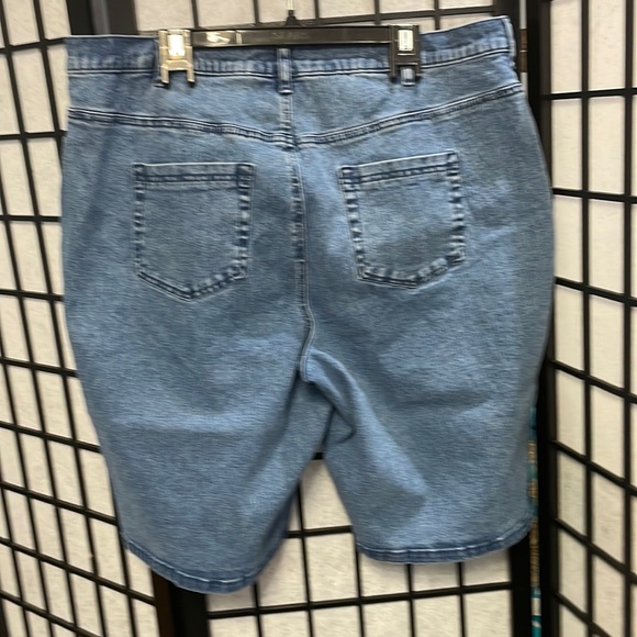 Vintage Dg2 by Diane Gilman Blue Jean Shorts, 18W - Picture 2 of 6